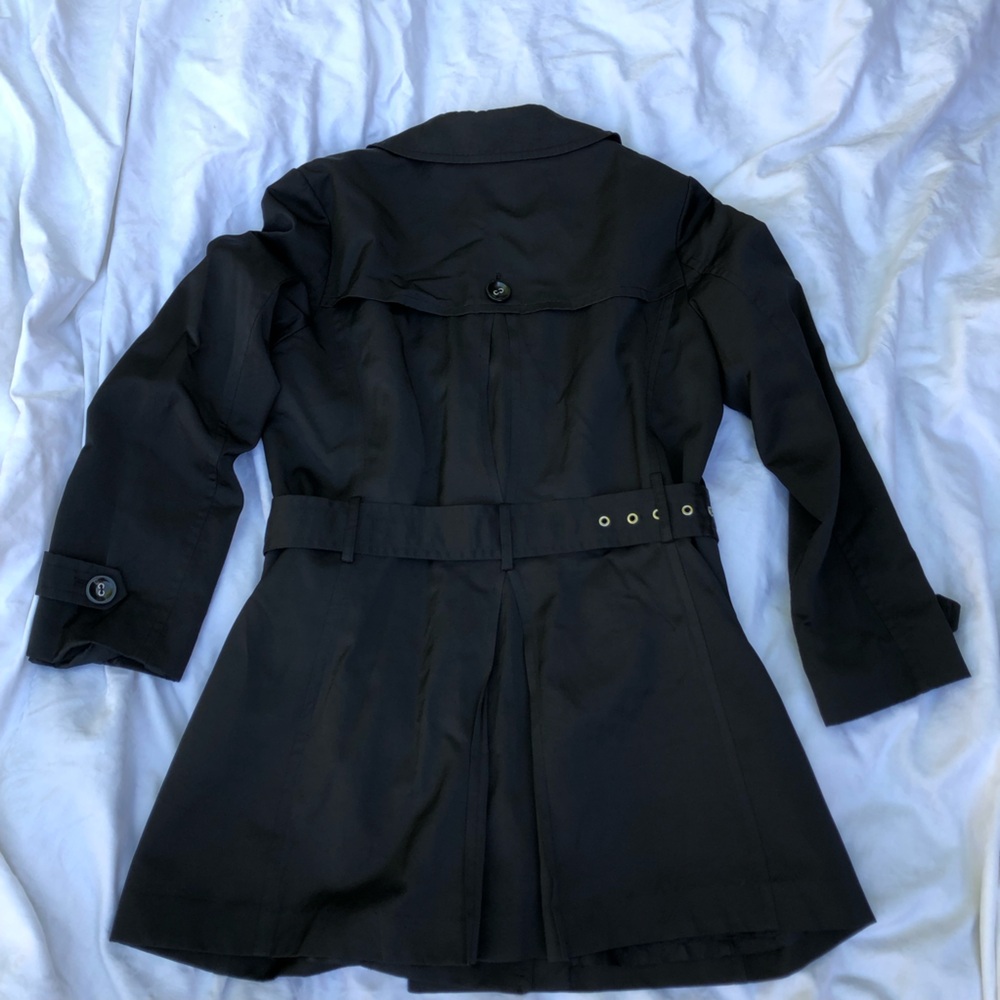Black Belted Coat - Picture 7 of 7